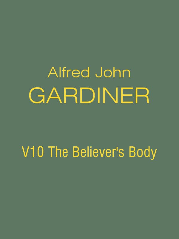 AJG V10 The Believer's Body