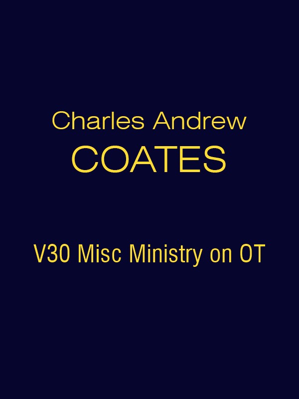 CAC V30 Misc Ministry on OT