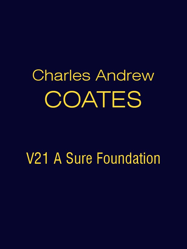 CAC V21 A Sure Foundation