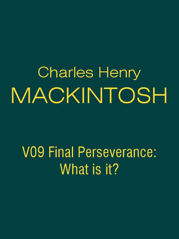 CHM V09 Final Perseverance: What is it?