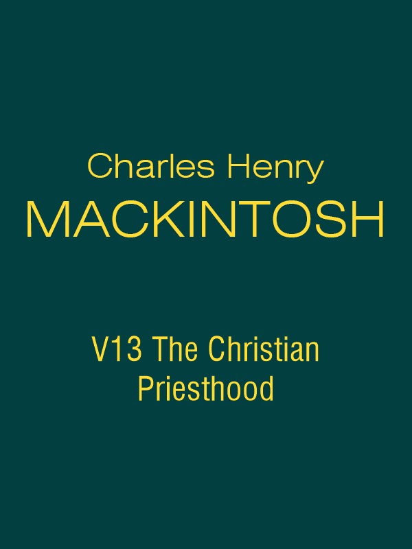 CHM V13 The Christian Priesthood