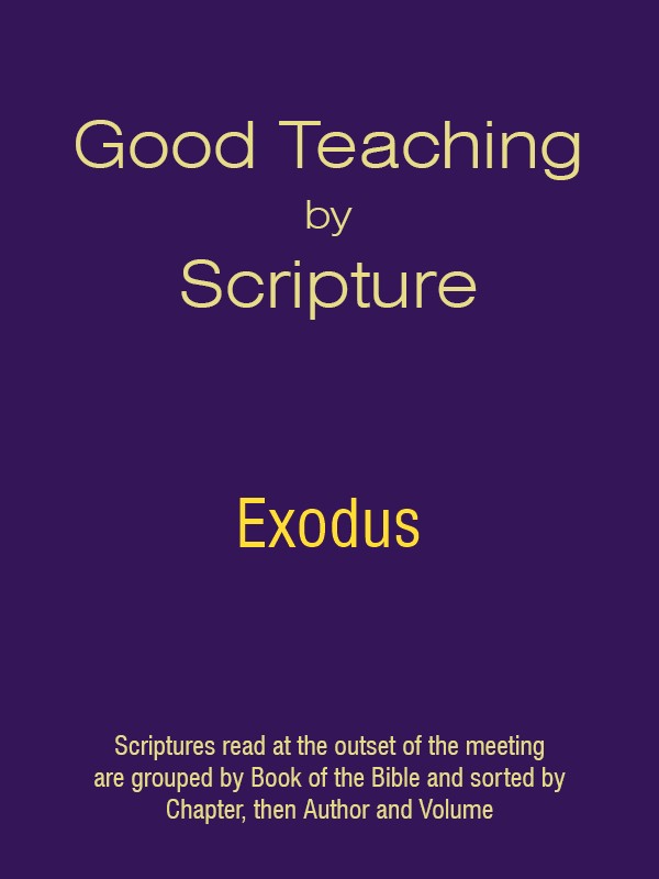 Good Teaching by Scripture 02 - Exodus