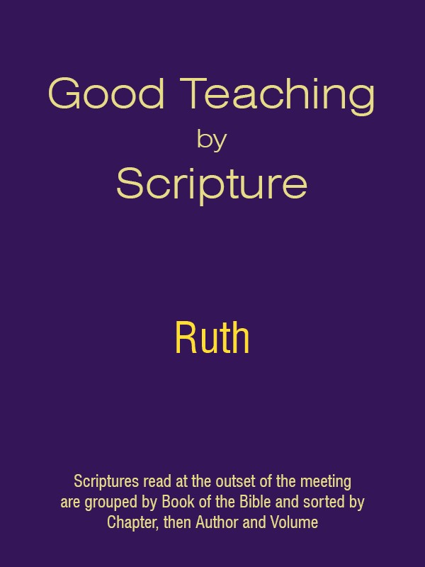 Good Teaching by Scripture 08 - Ruth