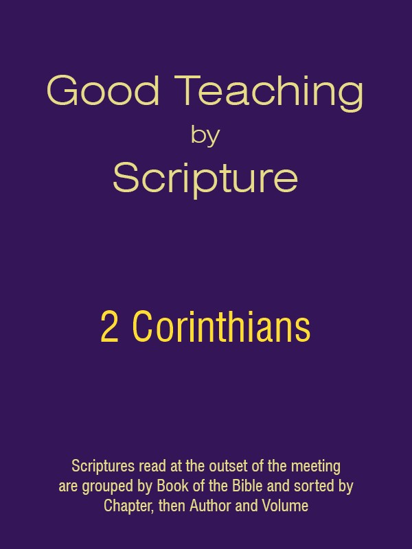 Good Teaching by Scripture 47 - 2 Corinthians