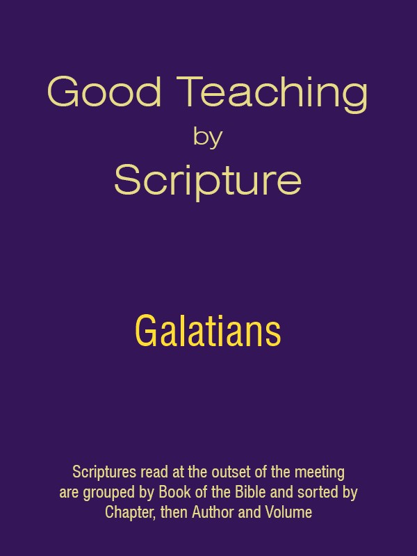 Good Teaching by Scripture 48 - Galatians
