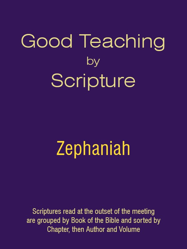 Good Teaching by Scripture 36 - Zephaniah