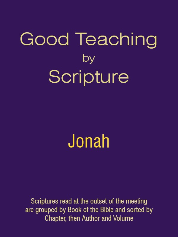 Good Teaching by Scripture 32 - Jonah