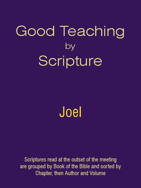 Good Teaching by Scripture 29 - Joel