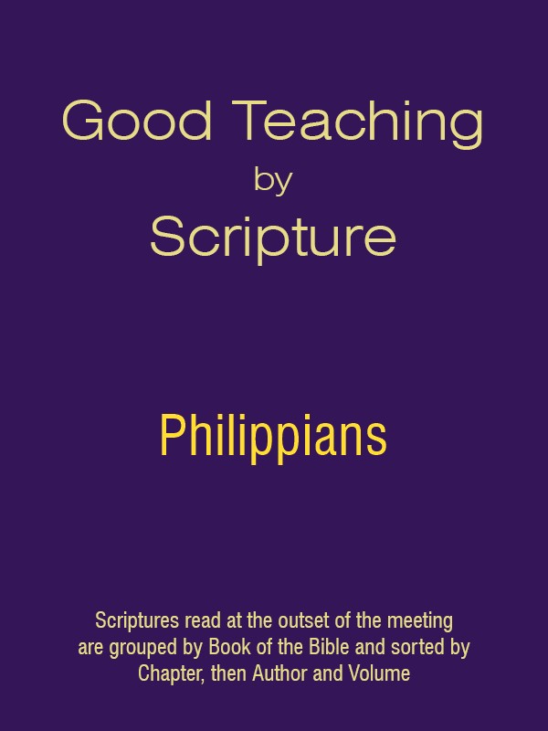 Good Teaching by Scripture 50 - Philippians