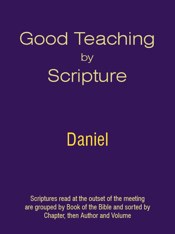Good Teaching by Scripture 27 - Daniel