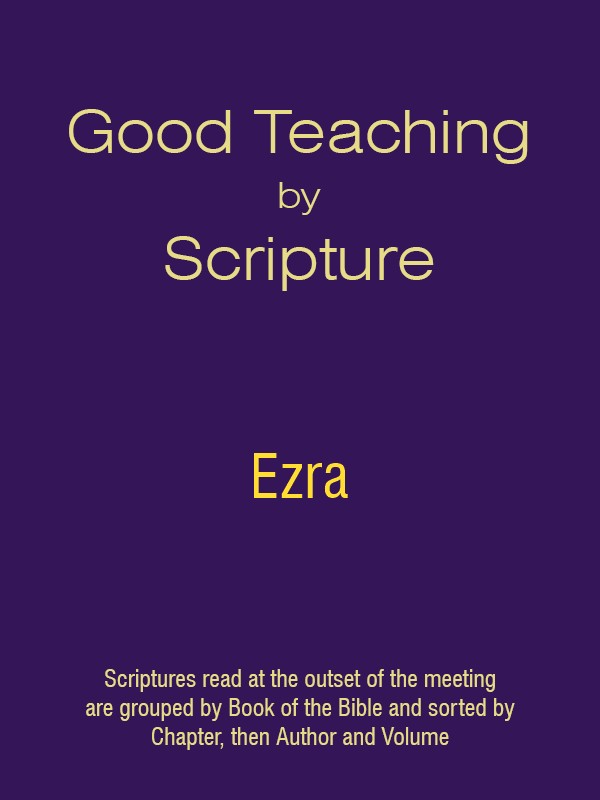 Good Teaching by Scripture 15 - Ezra