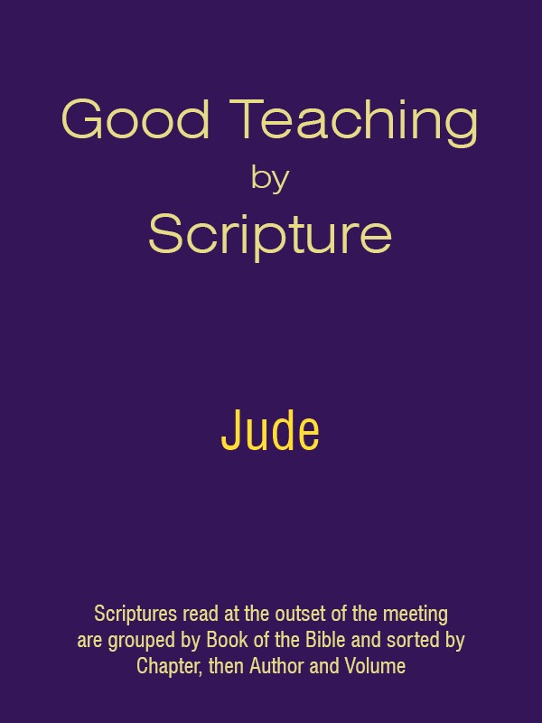 Good Teaching by Scripture 65 - Jude