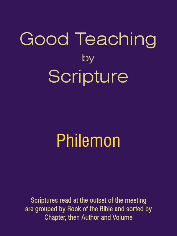 Good Teaching by Scripture 57 - Philemon