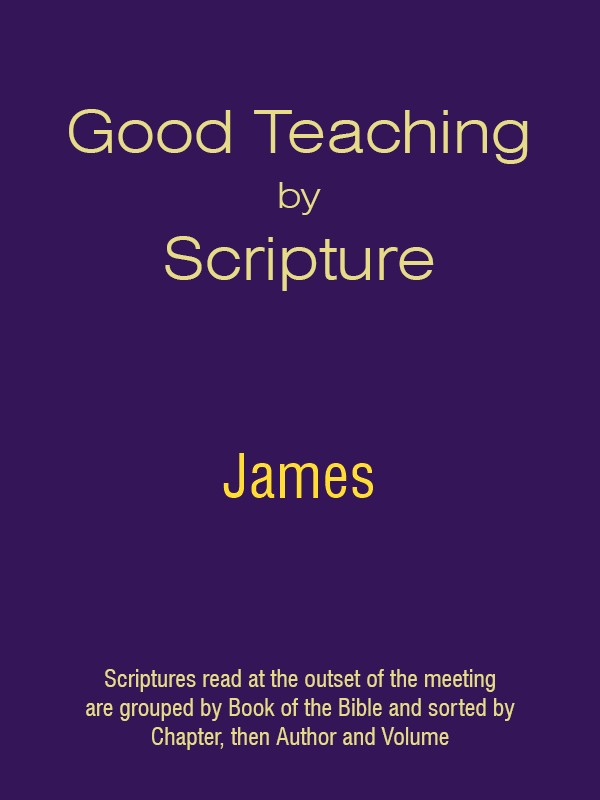 Good Teaching by Scripture 59 - James