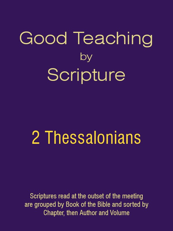 Good Teaching by Scripture 53 - 2 Thessalonians