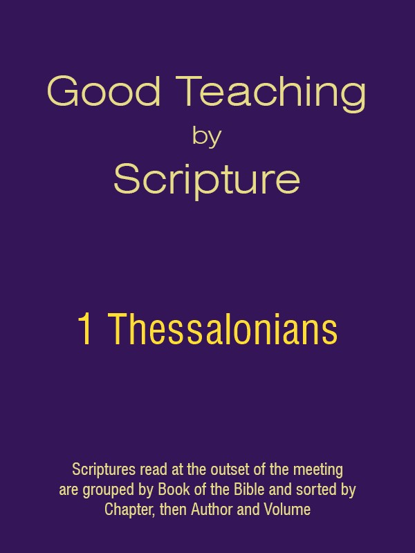 Good Teaching by Scripture 52 - 1 Thessalonians